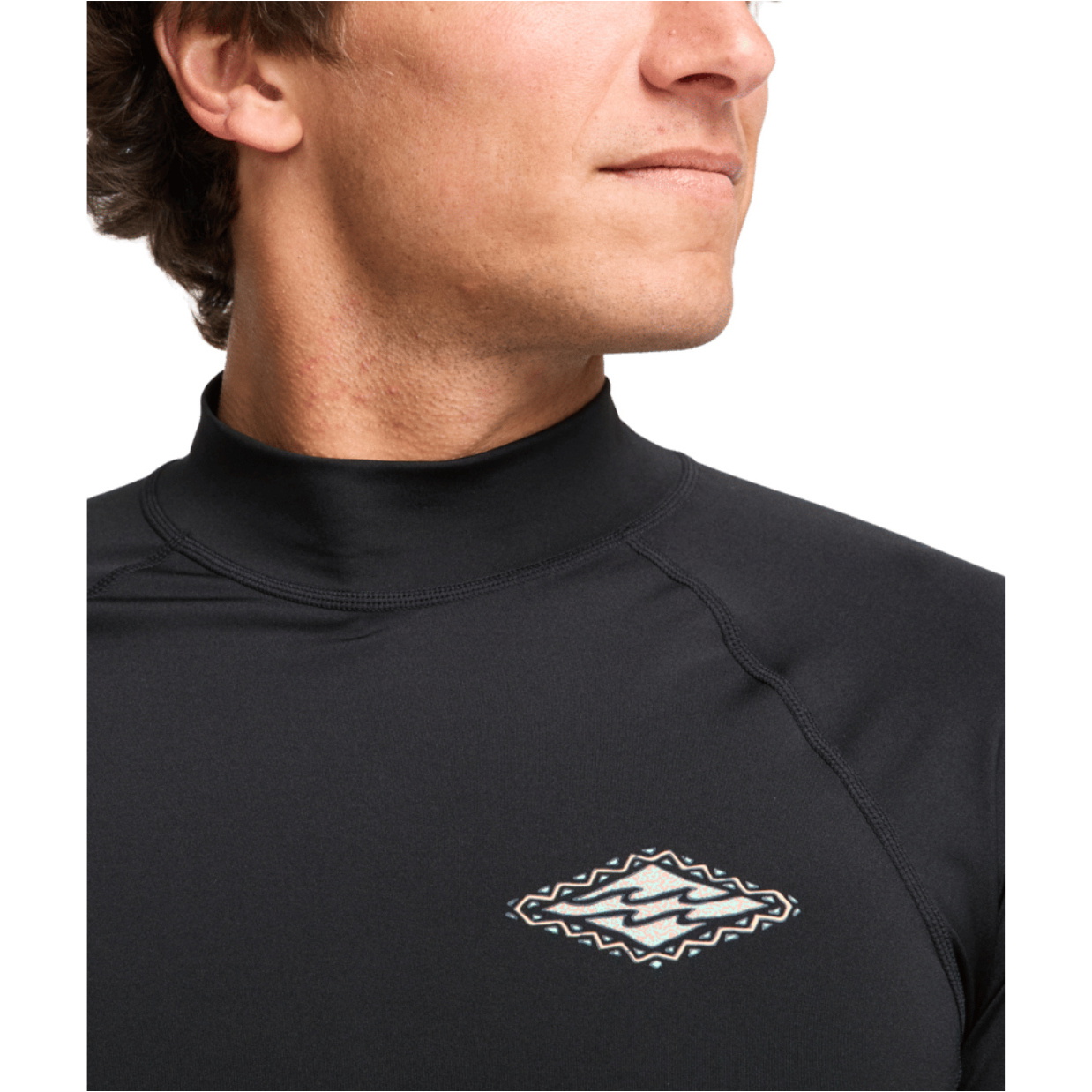 2026 Billabong Mens Re Issue Short Sleeve Rash Vest EBYWR03027 - Black